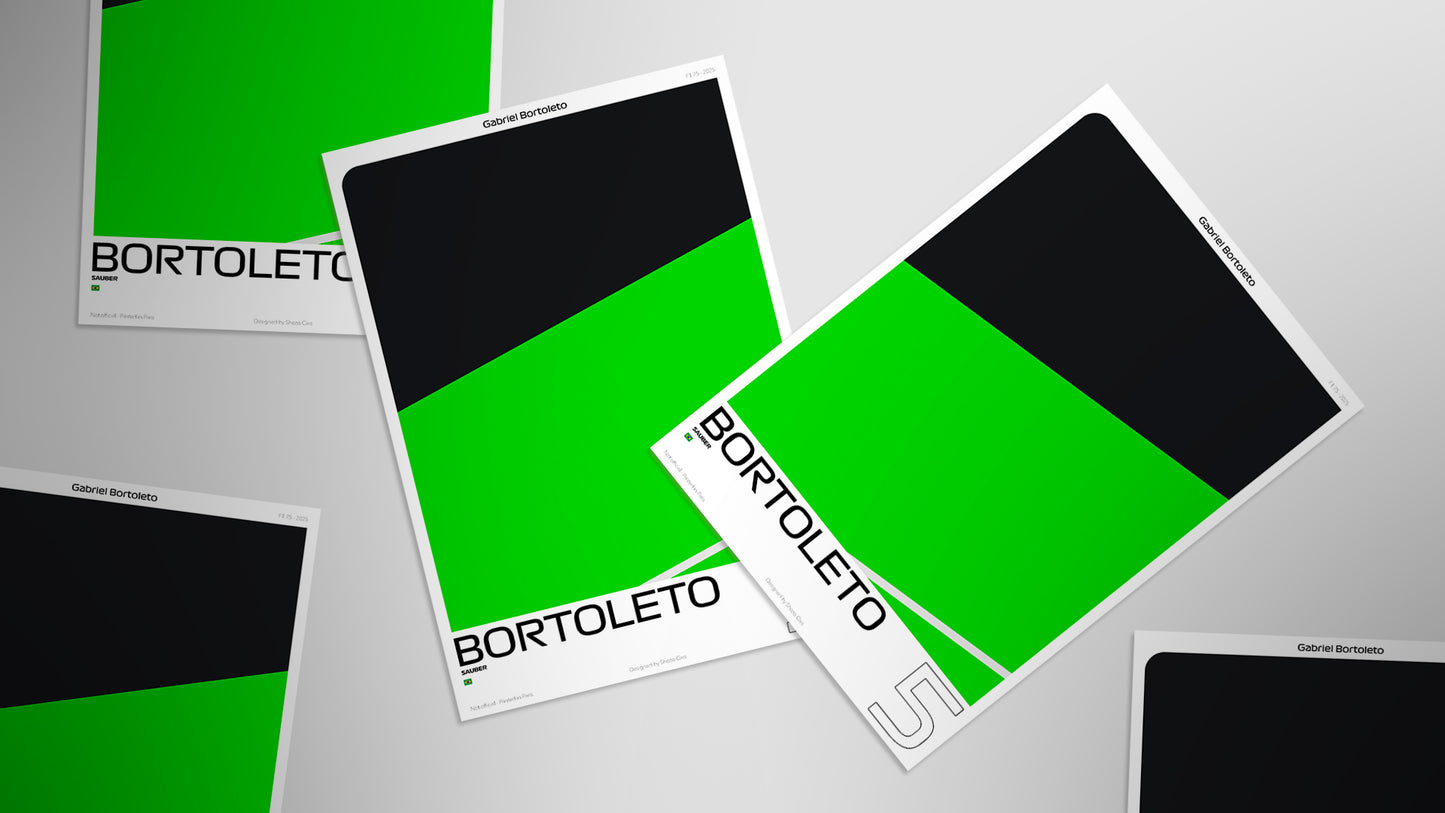 Affiche F1 Gabriel Bortoleto