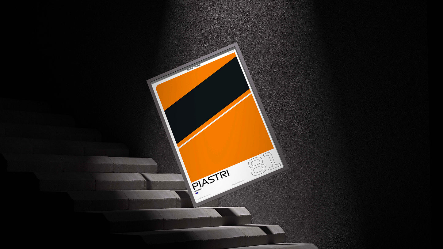 Affiche F1 Oscar Piastri