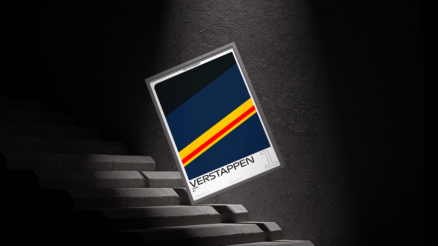 Affiche F1 Max Verstappen